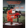 image:imageVEVOR Fuel Transfer Pump 110V 20 GPM 76 Lmin AC Electric Oil Transfer Pump with Auto ShutOff Fuel Nozzle amp Discharge Hose High Flow Kit for Gasoline Diesel Kerosene Biodiesel Ethanol Blends110V 20GPM with Meter