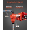 image:imageVEVOR Fuel Transfer Pump 110V 20 GPM 76 Lmin AC Electric Oil Transfer Pump with Auto ShutOff Fuel Nozzle amp Discharge Hose High Flow Kit for Gasoline Diesel Kerosene Biodiesel Ethanol Blends110V 15GPM with Accessories