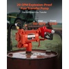 image:imageVEVOR Fuel Transfer Pump 110V 20 GPM 76 Lmin AC Electric Oil Transfer Pump with Auto ShutOff Fuel Nozzle amp Discharge Hose High Flow Kit for Gasoline Diesel Kerosene Biodiesel Ethanol Blends110V 20GPM with Accessories