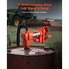 image:imageVEVOR Fuel Transfer Pump 110V 20 GPM 76 Lmin AC Electric Oil Transfer Pump with Auto ShutOff Fuel Nozzle amp Discharge Hose High Flow Kit for Gasoline Diesel Kerosene Biodiesel Ethanol Blends110V 15GPM without Accessories