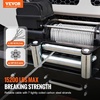 image:imageVEVOR Galvanized Steel Winch Cable 38 Inch x 75 Feet 15200 lbs Breaking Strength Wire Winch Rope with Swivel Hook Towing Cable Heavy Duty Universal Fit for SUV Large OffRoad Vehicle Truck50 ft