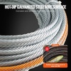 image:imageVEVOR Galvanized Steel Winch Cable 38 Inch x 75 Feet 15200 lbs Breaking Strength Wire Winch Rope with Swivel Hook Towing Cable Heavy Duty Universal Fit for SUV Large OffRoad Vehicle Truck75 ft