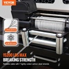 image:imageVEVOR Galvanized Steel Winch Cable 38 Inch x 75 Feet 15200 lbs Breaking Strength Wire Winch Rope with Swivel Hook Towing Cable Heavy Duty Universal Fit for SUV Large OffRoad Vehicle Truck75 ft