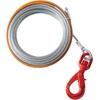 image:imageVEVOR Galvanized Steel Winch Cable 38 Inch x 75 Feet 15200 lbs Breaking Strength Wire Winch Rope with Swivel Hook Towing Cable Heavy Duty Universal Fit for SUV Large OffRoad Vehicle Truck75 ft