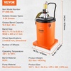 image:imageVEVOR Grease Pump 5 Gallon Air Grease Pump with 13 ft High Pressure Hose and Grease Gun 20L Pneumatic Grease Pump with Wheels Portable Lubrication Grease Pump105 Gallon