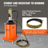 image:imageVEVOR Grease Pump 5 Gallon Air Grease Pump with 13 ft High Pressure Hose and Grease Gun 20L Pneumatic Grease Pump with Wheels Portable Lubrication Grease Pump5 Gallon