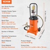 image:imageVEVOR Grease Pump 5 Gallon Air Grease Pump with 13 ft High Pressure Hose and Grease Gun 20L Pneumatic Grease Pump with Wheels Portable Lubrication Grease Pump3 Gallon