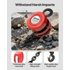 image:imageVEVOR Hand Chain Hoist 1 Ton 2200 lbs Capacity Manual Chain Block with Upgrade G70 Galvanized Chain 10 ft Lifting Height Heavy Duty Pulley Hoist for Garage Warehouse Automotive Machinery RedRed