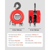 image:imageVEVOR Hand Chain Hoist 1 Ton 2200 lbs Capacity Manual Chain Block with Upgrade G70 Galvanized Chain 10 ft Lifting Height Heavy Duty Pulley Hoist for Garage Warehouse Automotive Machinery RedRed