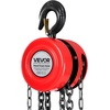 image:imageVEVOR Hand Chain Hoist 1 Ton 2200 lbs Capacity Manual Chain Block with Upgrade G70 Galvanized Chain 10 ft Lifting Height Heavy Duty Pulley Hoist for Garage Warehouse Automotive Machinery RedRed