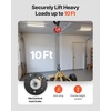 image:imageVEVOR Hand Chain Hoist 1 Ton 2200 lbs Capacity Manual Chain Block with Upgrade G70 Galvanized Chain 10 ft Lifting Height Heavy Duty Pulley Hoist for Garage Warehouse Automotive Machinery RedRed
