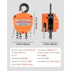 image:imageVEVOR Hand Chain Hoist 3 Ton 6600 lbs Capacity Manual Chain Block with Upgrade G80 Galvanized Chain 10 ft Lifting Height Heavy Duty Pulley Hoist for Garage Warehouse Automotive Machinery Orange12T 10FT