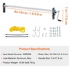 image:imageVEVOR Hand Crank Tarp Roller Kit 64 to 104 Wide Aluminum Alloy Manual Cab Level Dump Truck Tarp Roller with 7 SpongeWrapped Handle Perfect for Dump Trucks Trailers Trash Haulers No Tarp
