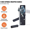 image:imageVEVOR Hand Crank Tarp Roller Kit 64 to 104 Wide Aluminum Alloy Manual Cab Level Dump Truck Tarp Roller with 7 SpongeWrapped Handle Perfect for Dump Trucks Trailers Trash Haulers No Tarp