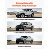 image:imageVEVOR Hard Top Remover Lift 220 lbs Foldable Jeep Hardtop Removal and Storage System Easy OnePerson Operation Adjustable Height for Jeep Wrangler YJ TJ JK JL 4XE Ford Bronco 4 Door amp 6 GenCeiling Mounted