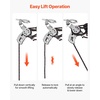 image:imageVEVOR Hard Top Remover Lift 220 lbs Foldable Jeep Hardtop Removal and Storage System Easy OnePerson Operation Adjustable Height for Jeep Wrangler YJ TJ JK JL 4XE Ford Bronco 4 Door amp 6 GenCeiling Mounted