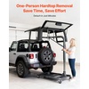 image:imageVEVOR Hard Top Remover Lift 220 lbs Foldable Jeep Hardtop Removal and Storage System Easy OnePerson Operation Adjustable Height for Jeep Wrangler YJ TJ JK JL 4XE Ford Bronco 4 Door amp 6 GenPortable