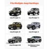 image:imageVEVOR Hard Top Remover Lift 220 lbs Foldable Jeep Hardtop Removal and Storage System Easy OnePerson Operation Adjustable Height for Jeep Wrangler YJ TJ JK JL 4XE Ford Bronco 4 Door amp 6 GenPortable
