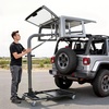 image:imageVEVOR Hard Top Remover Lift 220 lbs Foldable Jeep Hardtop Removal and Storage System Easy OnePerson Operation Adjustable Height for Jeep Wrangler YJ TJ JK JL 4XE Ford Bronco 4 Door amp 6 GenPortable