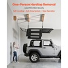 image:imageVEVOR Hard Top Remover Lift 220 lbs Foldable Jeep Hardtop Removal and Storage System Easy OnePerson Operation Adjustable Height for Jeep Wrangler YJ TJ JK JL 4XE Ford Bronco 4 Door amp 6 GenCeiling Mounted