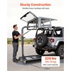 image:imageVEVOR Hard Top Remover Lift 220 lbs Foldable Jeep Hardtop Removal and Storage System Easy OnePerson Operation Adjustable Height for Jeep Wrangler YJ TJ JK JL 4XE Ford Bronco 4 Door amp 6 GenPortable