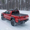 image:imageVEVOR Hard TriFold Truck Bed Tonneau Cover Compatible with 20162023 Toyota Tacoma 5 605 Bed Only Fit 50 x 46 605 x 550 Inside Bed 400 lbs Load Capacity LED Light Quick Folding50 ft