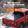 image:imageVEVOR Hard TriFold Truck Bed Tonneau Cover Compatible with 20162023 Toyota Tacoma 5 605 Bed Only Fit 50 x 46 605 x 550 Inside Bed 400 lbs Load Capacity LED Light Quick Folding55 ft