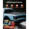 image:imageVEVOR Hard TriFold Truck Bed Tonneau Cover Compatible with 20162023 Toyota Tacoma 5 605 Bed Only Fit 50 x 46 605 x 550 Inside Bed 400 lbs Load Capacity LED Light Quick Folding50 ft