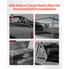 image:imageVEVOR Hard TriFold Truck Bed Tonneau Cover Compatible with 20162023 Toyota Tacoma 5 605 Bed Only Fit 50 x 46 605 x 550 Inside Bed 400 lbs Load Capacity LED Light Quick Folding50 ft