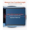 image:imageVEVOR Hard TriFold Truck Bed Tonneau Cover Compatible with 20162023 Toyota Tacoma 5 605 Bed Only Fit 50 x 46 605 x 550 Inside Bed 400 lbs Load Capacity LED Light Quick Folding50 ft
