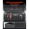 image:imageVEVOR Heavy Duty Aluminum Truck Bed Tool Box Diamond Plate Tool Box with Side Handle and Lock Keys Storage Tool Box Chest Box Organizer for Pickup Truck Bed RV Trailer 39x13x10 SilverBlack