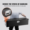 image:imageVEVOR Heavy Duty Aluminum Truck Bed Tool Box Diamond Plate Tool Box with Side Handle and Lock Keys Storage Tool Box Chest Box Organizer for Pickup Truck Bed RV Trailer 39x13x10 SilverBlack