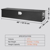 image:imageVEVOR Heavy Duty Aluminum Truck Bed Tool Box Diamond Plate Tool Box with Side Handle and Lock Keys Storage Tool Box Chest Box Organizer for Pickup Truck Bed RV Trailer 39x13x10 SilverBlack
