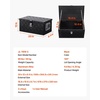image:imageVEVOR Heavy Duty Aluminum Truck Bed Tool Box Diamond Plate Tool Box with Side Handle and Lock Keys Storage Tool Box Chest Box Organizer for Pickup Truck Bed RV Trailer 39x13x10 SilverBlack