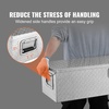 image:imageVEVOR Heavy Duty Aluminum Truck Bed Tool Box Diamond Plate Tool Box with Side Handle and Lock Keys Storage Tool Box Chest Box Organizer for Pickup Truck Bed RV Trailer 39x13x10 SilverSilver