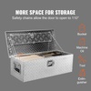 image:imageVEVOR Heavy Duty Aluminum Truck Bed Tool Box Diamond Plate Tool Box with Side Handle and Lock Keys Storage Tool Box Chest Box Organizer for Pickup Truck Bed RV Trailer 39x13x10 SilverSilver