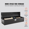 image:imageVEVOR Heavy Duty Aluminum Truck Bed Tool Box Diamond Plate Tool Box with Side Handle and Lock Keys Storage Tool Box Chest Box Organizer for Pickup Truck Bed RV Trailer 39x13x10 SilverBlack