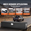 image:imageVEVOR Heavy Duty Aluminum Truck Bed Tool Box Diamond Plate Tool Box with Side Handle and Lock Keys Storage Tool Box Chest Box Organizer for Pickup Truck Bed RV Trailer 39x13x10 SilverBlack