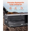 image:imageVEVOR Heavy Duty Aluminum Truck Bed Tool Box Diamond Plate Tool Box with Side Handle and Lock Keys Storage Tool Box Chest Box Organizer for Pickup Truck Bed RV Trailer 39x13x10 SilverBlack