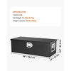 image:imageVEVOR Heavy Duty Aluminum Truck Bed Tool Box Diamond Plate Tool Box with Side Handle and Lock Keys Storage Tool Box Chest Box Organizer for Pickup Truck Bed RV Trailer 39x13x10 SilverBlack