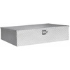 image:imageVEVOR Heavy Duty Aluminum Truck Bed Tool Box Diamond Plate Tool Box with Side Handle and Lock Keys Storage Tool Box Chest Box Organizer for Pickup Truck Bed RV Trailer 39x13x10 SilverSilver