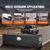 image:imageVEVOR Heavy Duty Aluminum Truck Bed Tool Box Diamond Plate Tool Box with Side Handle and Lock Keys Storage Tool Box Chest Box Organizer for Pickup Truck Bed RV Trailer 39x13x10 SilverBlack