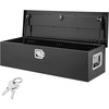 image:imageVEVOR Heavy Duty Aluminum Truck Bed Tool Box Diamond Plate Tool Box with Side Handle and Lock Keys Storage Tool Box Chest Box Organizer for Pickup Truck Bed RV Trailer 39x13x10 SilverBlack
