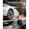 image:imageVEVOR Hubcaps Wheel Covers for 20172023 Tesla Model 3 18 Inch Set of 4 Wheel Rim Cover Hubcaps OEM Style Replacement R18 Size Snap On Car Hub Caps Premium 10Spoke ABS Tire Rim Caps Matte BlackMatte Black