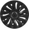 image:imageVEVOR Hubcaps Wheel Covers for 20172023 Tesla Model 3 18 Inch Set of 4 Wheel Rim Cover Hubcaps OEM Style Replacement R18 Size Snap On Car Hub Caps Premium 10Spoke ABS Tire Rim Caps Matte Black14Spoke