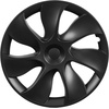 image:imageVEVOR Hubcaps Wheel Covers for 20172023 Tesla Model 3 18 Inch Set of 4 Wheel Rim Cover Hubcaps OEM Style Replacement R18 Size Snap On Car Hub Caps Premium 10Spoke ABS Tire Rim Caps Matte Black7Spoke