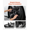 image:imageVEVOR Hubcaps Wheel Covers for 20172023 Tesla Model 3 18 Inch Set of 4 Wheel Rim Cover Hubcaps OEM Style Replacement R18 Size Snap On Car Hub Caps Premium 10Spoke ABS Tire Rim Caps Matte Black7Spoke