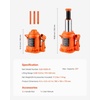 image:imageVEVOR Hydraulic Bottle Jack 20 Ton44092 lbs Low Profile Welded Bottle Jack with 669126 Lifting Range amp 3Section Long Handle for Car Pickup Truck RV Auto Repair Industrial Engineering20T