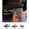 image:imageVEVOR Hydraulic Bottle Jack 20 Ton44092 lbs Low Profile Welded Bottle Jack with 669126 Lifting Range amp 3Section Long Handle for Car Pickup Truck RV Auto Repair Industrial Engineering20T