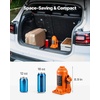 image:imageVEVOR Hydraulic Bottle Jack 20 Ton44092 lbs Low Profile Welded Bottle Jack with 669126 Lifting Range amp 3Section Long Handle for Car Pickup Truck RV Auto Repair Industrial Engineering20T Hight Profile